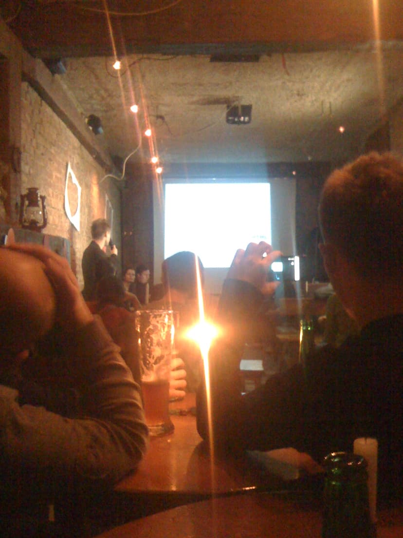 First meet.js meetup at Klub ZAK in 2011